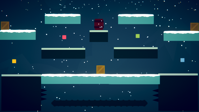 snowy pit