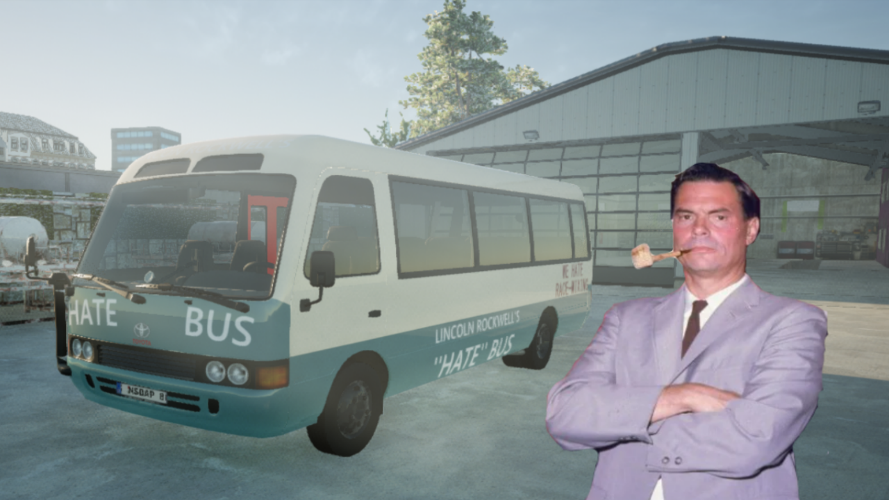 Lincoln Rockwell's Hate Bus