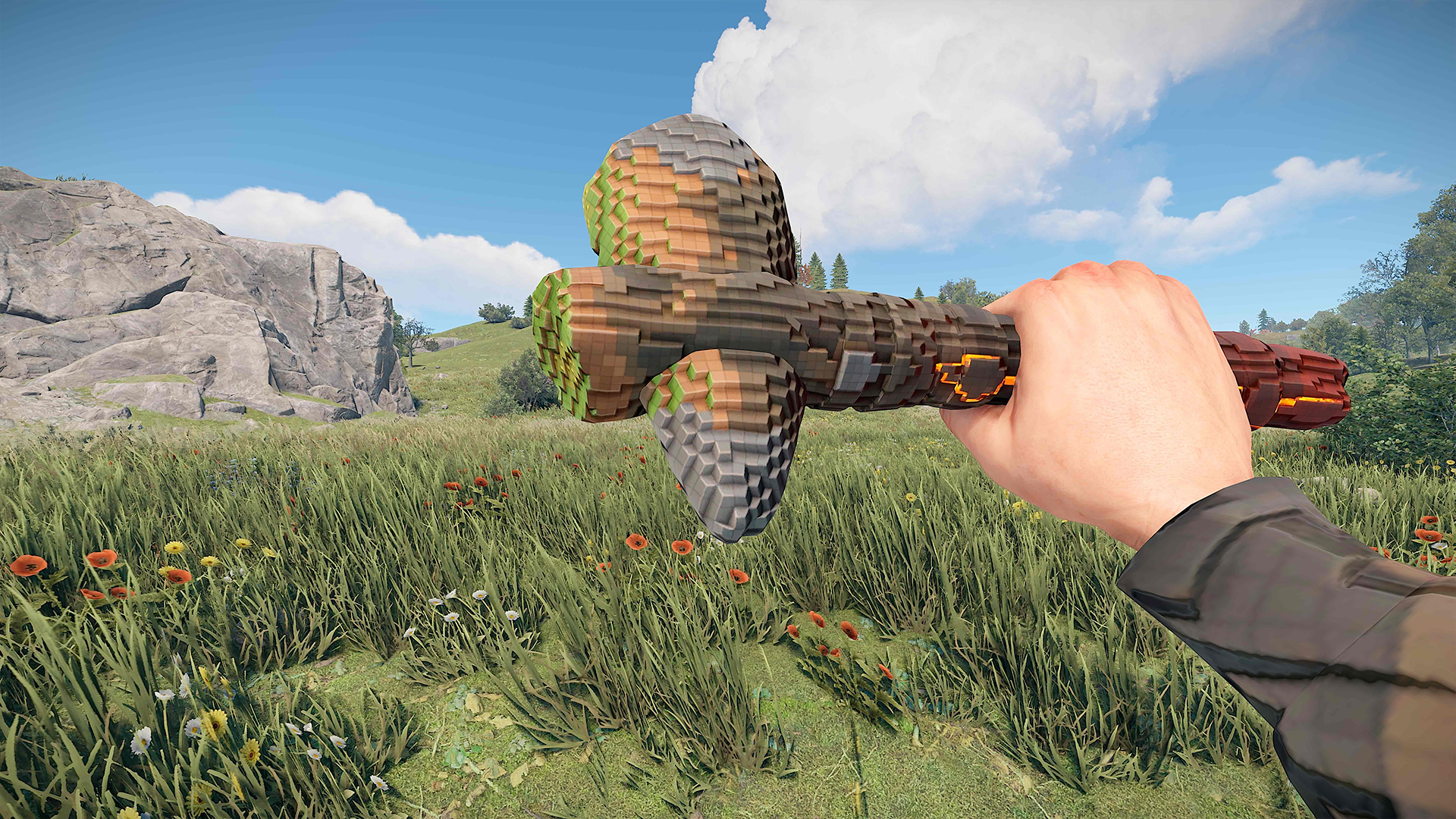Pixel Stone Hatchet