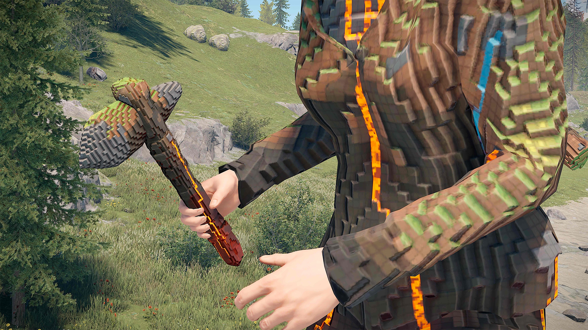 Pixel Stone Hatchet