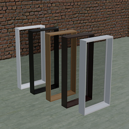 Glaspanel 200 x 100 Black