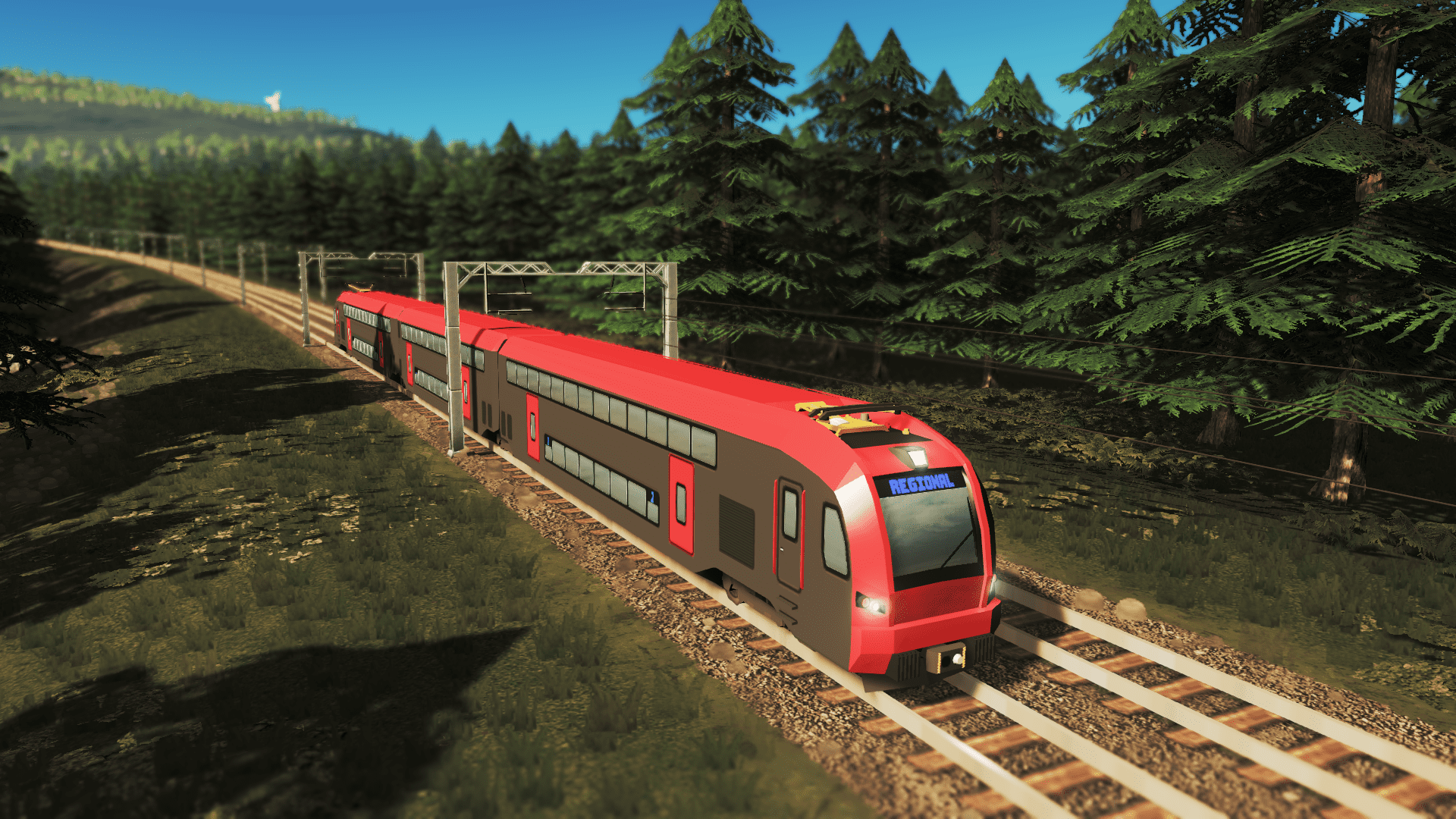 Generic Regional DD EMU - 60m (Contemporary Red)
