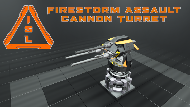 ISL - Firestorm Assault Cannon Turret (assembled)