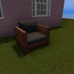 Garden armchair