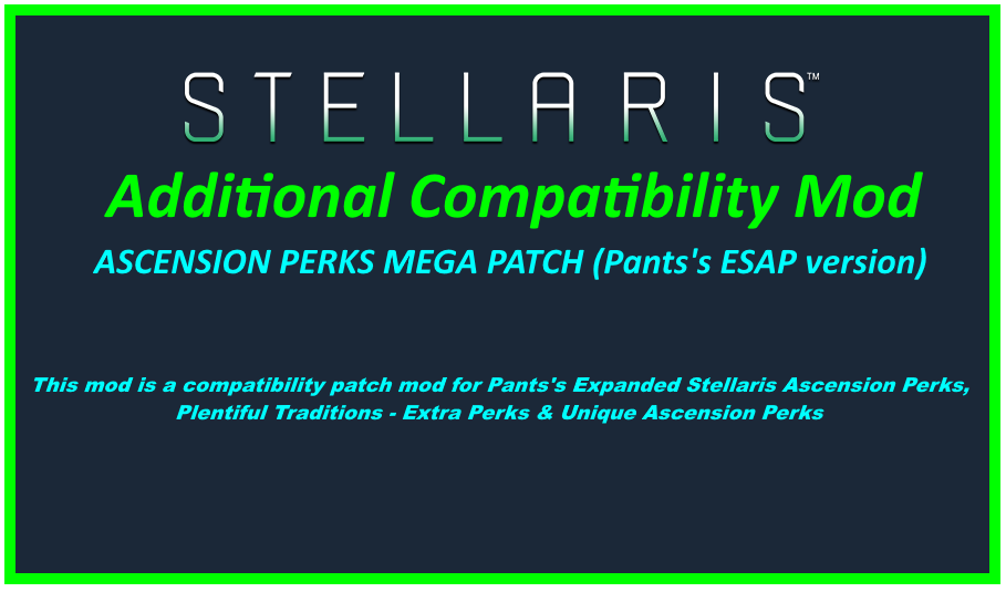 Ascension Perks Mega Patch (Pants's ESAP version) preview