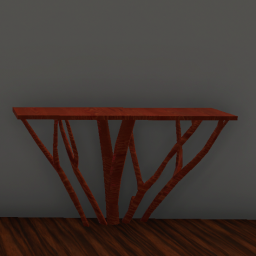 Tree Console Table (Red Palisander)