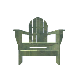Adiron Chair - Worn Green Paint