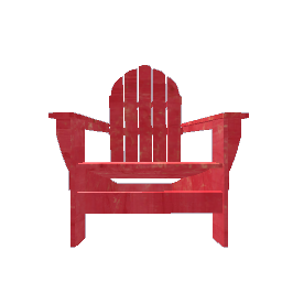 Adiron Chair - Worn Red Paint