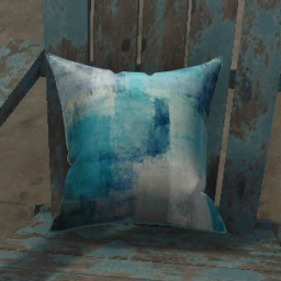 Abstract Coastal Colors Pillow