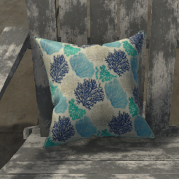 Coral Pattern Pillow