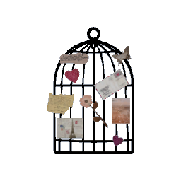 Bird Cage Wall Art- V1