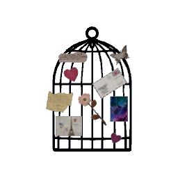 Bird Cage Wall Art- V5
