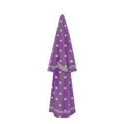Hanging Robe- Purple Dotted