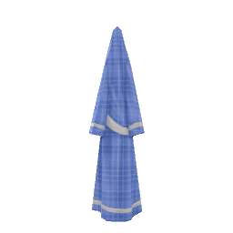 Hanging Robe- Blue Plaid