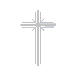 Crucifix Small- White