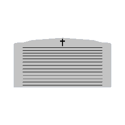 Church Message Board- White