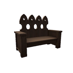 Medieval Bench- Brown
