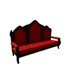 Gothique Sofa- Red