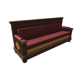 Tudor Sofa- Red