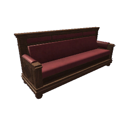 Tudor Sofa- Red V2