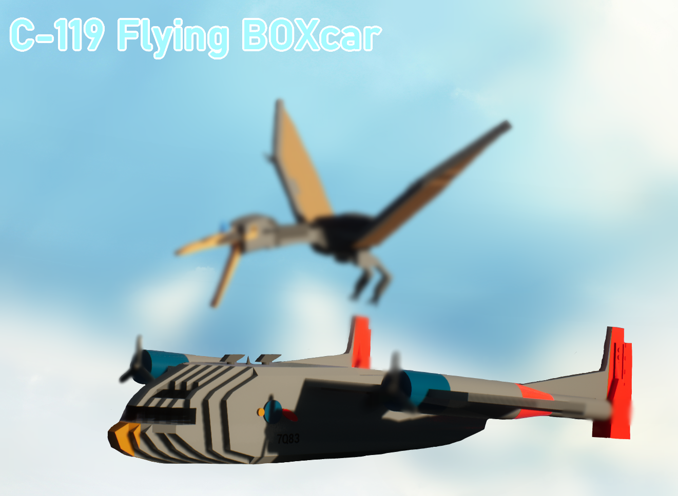C-119 Boxcar - JURASSIC WORLD LIVERY