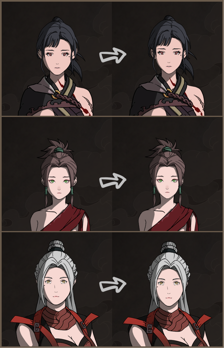 Orochii的自用脸型调整