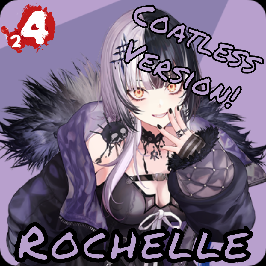 Shiori Novella as Rochelle (Coatless Version)