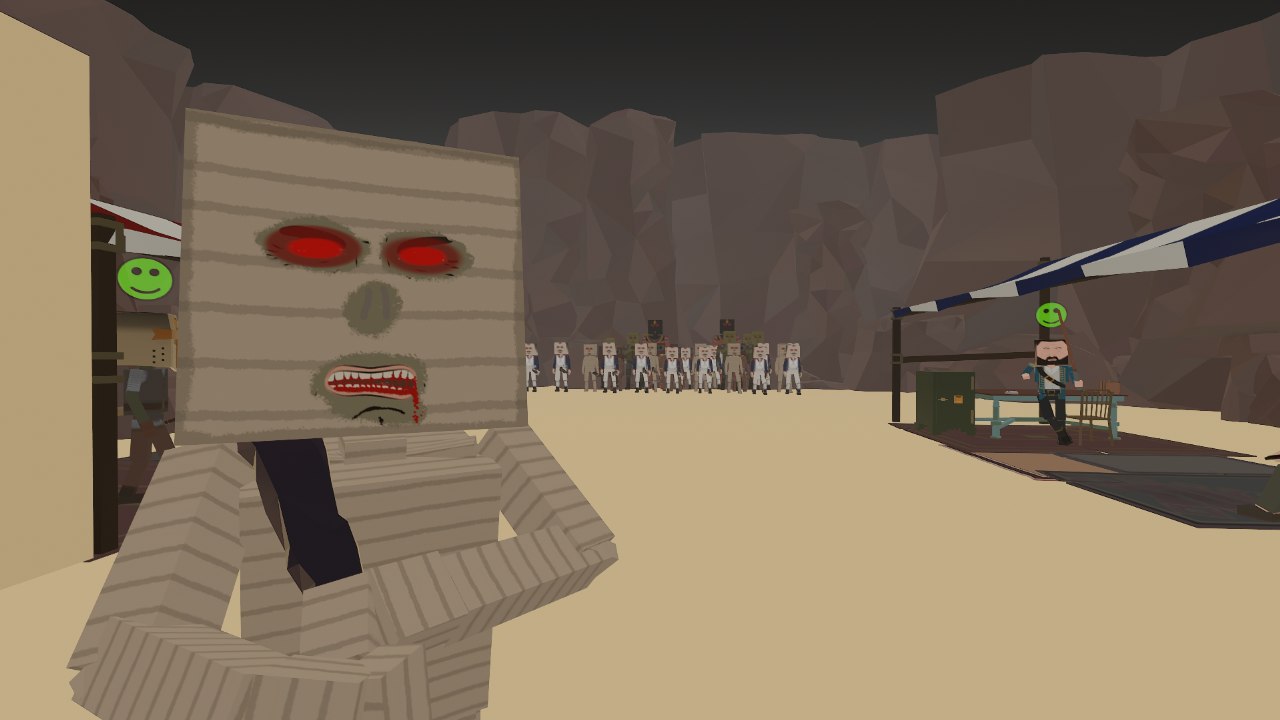 the fight on the desert