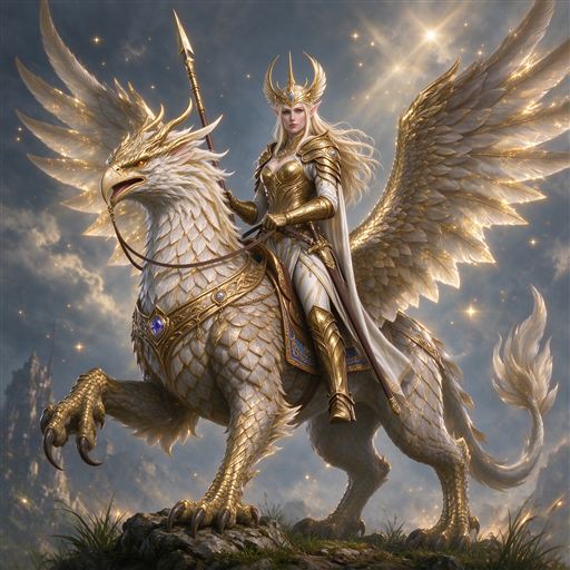 高等精灵狮鹫骑士 / High Elf Griffon Rider preview