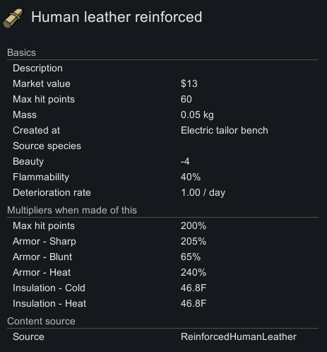 ReinforcedHumanLeather