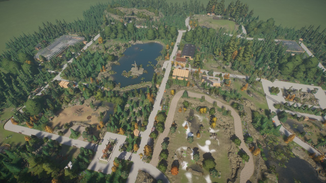 北美大型森林公园(A large forest park in North America)
