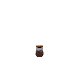 Jar chocolate chips-kitchen