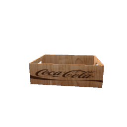 wooden coca cola box-kitchen