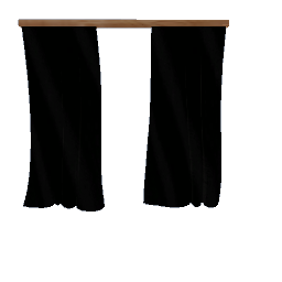 curtain satin black preview