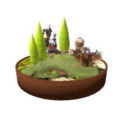 steampunk mini garden