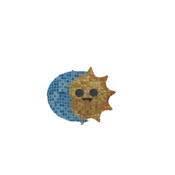 mosaic moon and sun wall decor preview