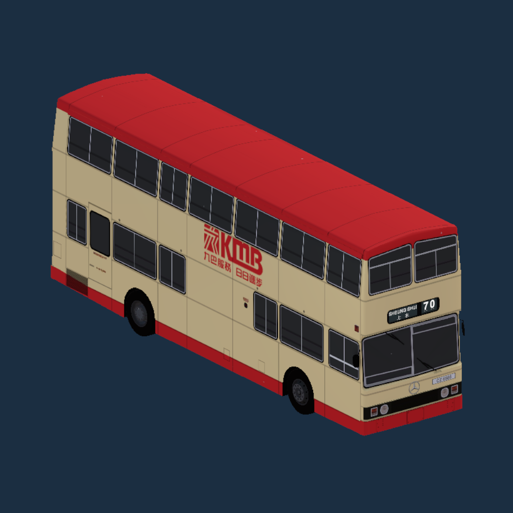 KMB ME1 - Mercedes-Benz O305 ALX (Standardized Front) (Big Logo)