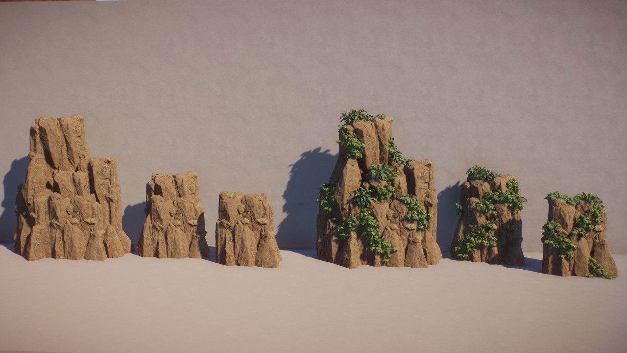 Akhenaten's Desert Rock pieces