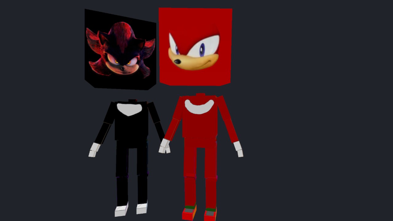 knuckles and shadow