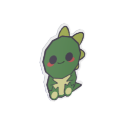 Cute dragon sticker