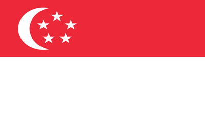 The flag of Singapore