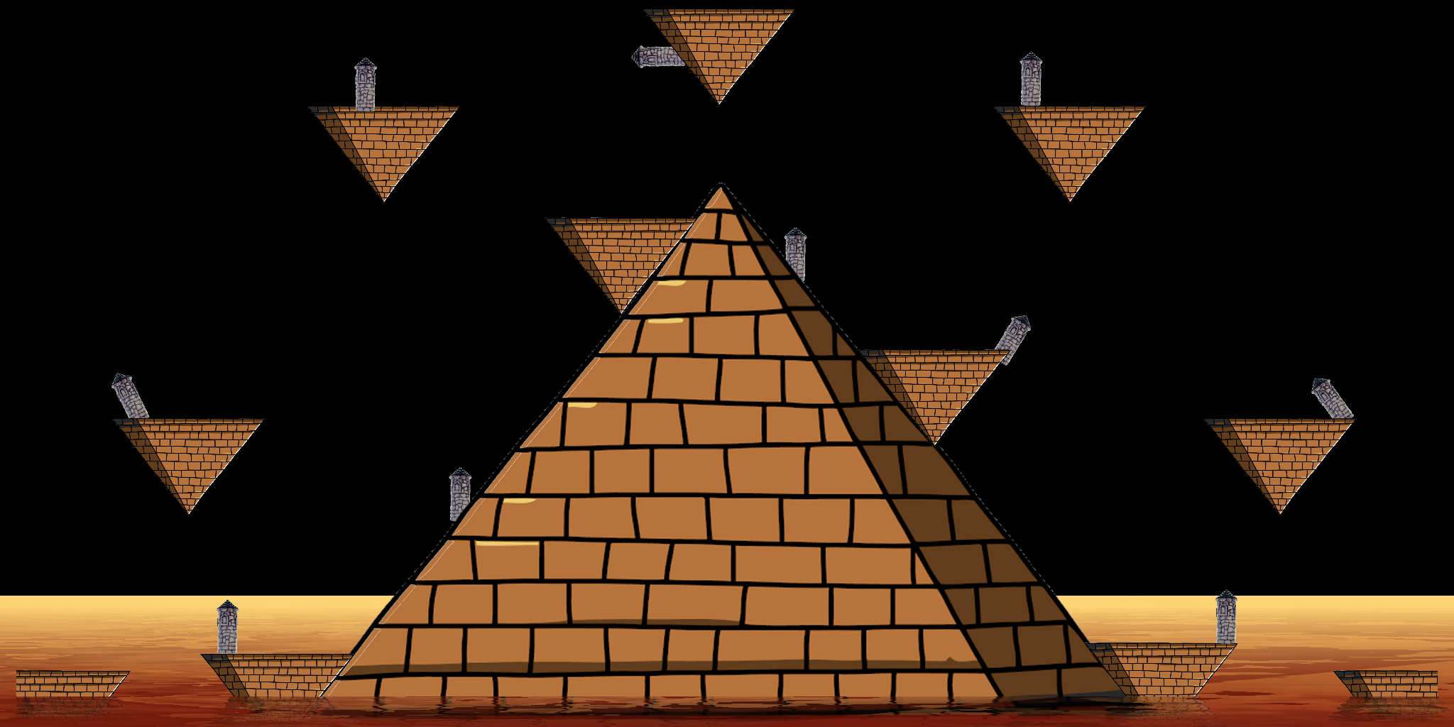 R! Pyramids