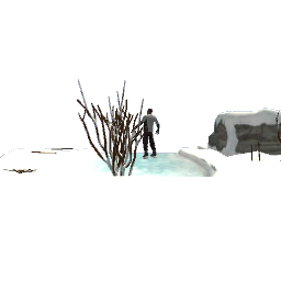 Frozen lake scene preview