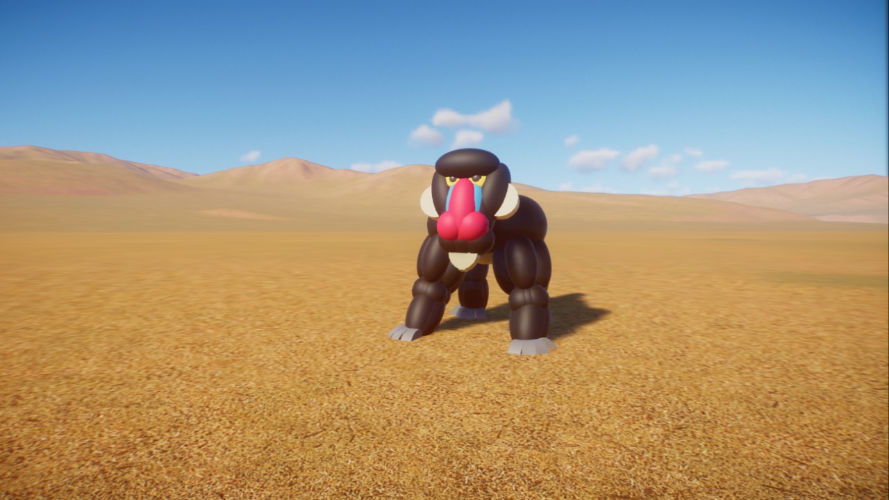 the mandrill