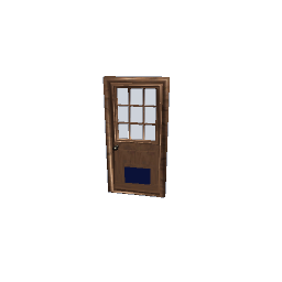door with pet door preview