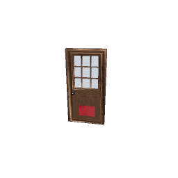 door with pet door preview