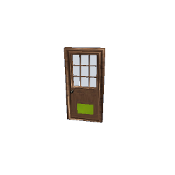 door with pet door preview