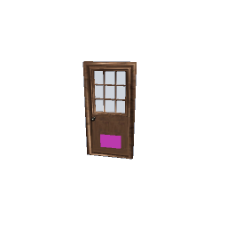 door with pet door preview