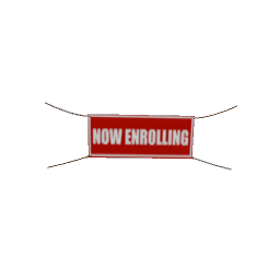 Now Enrolling Banner preview