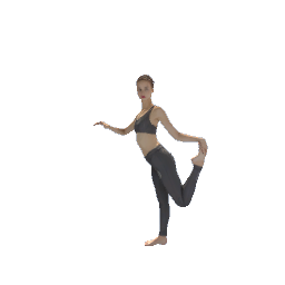 Female Dancer Strecthing